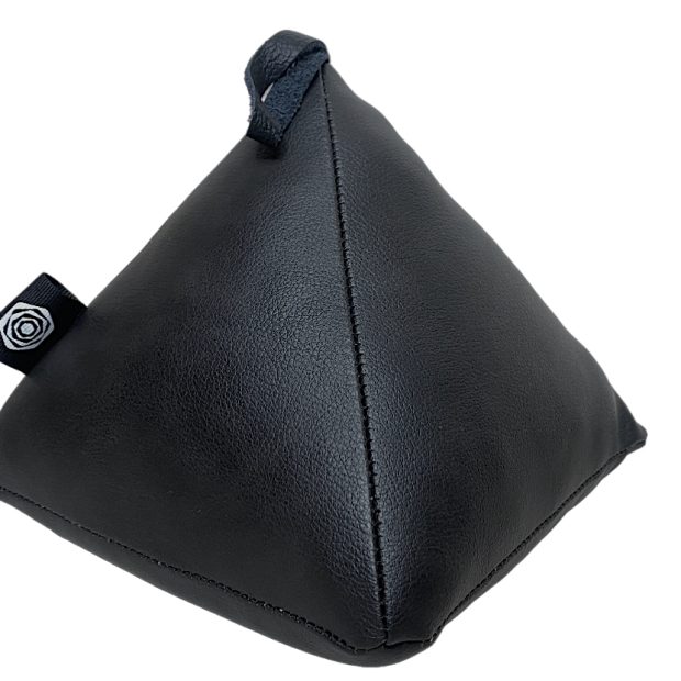Black Leather Fabric Door Stopper