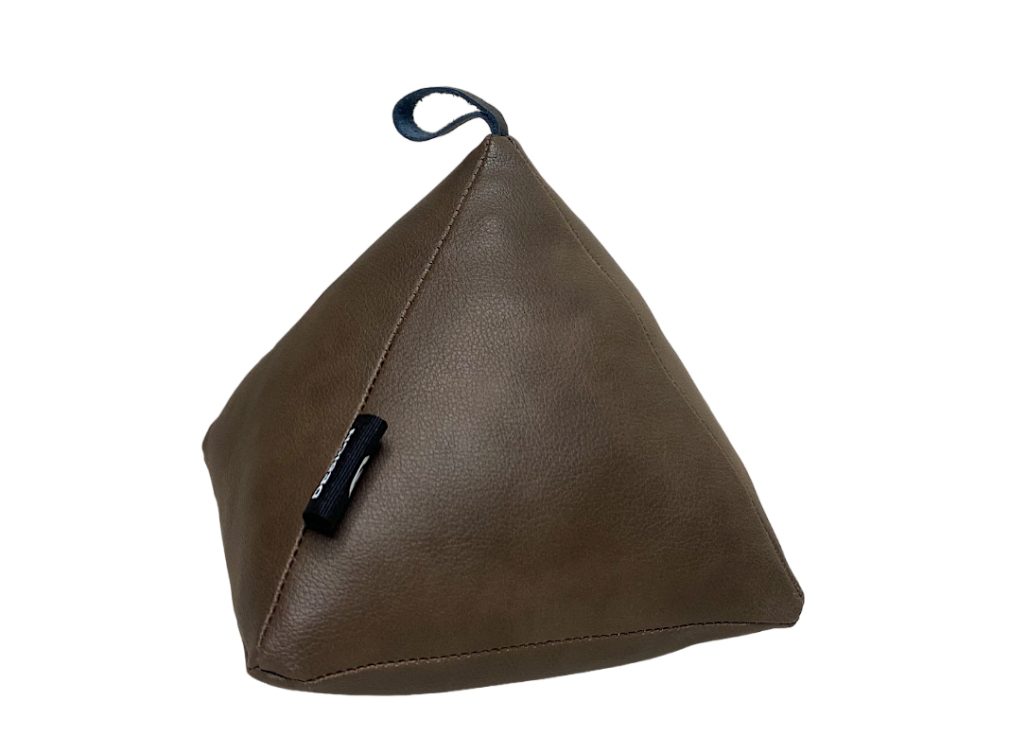 Brown Leather Fabric Doorstoper