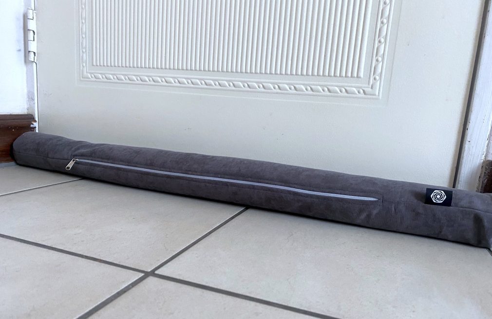 Wind and Draft stopper Velvet Washable Grey