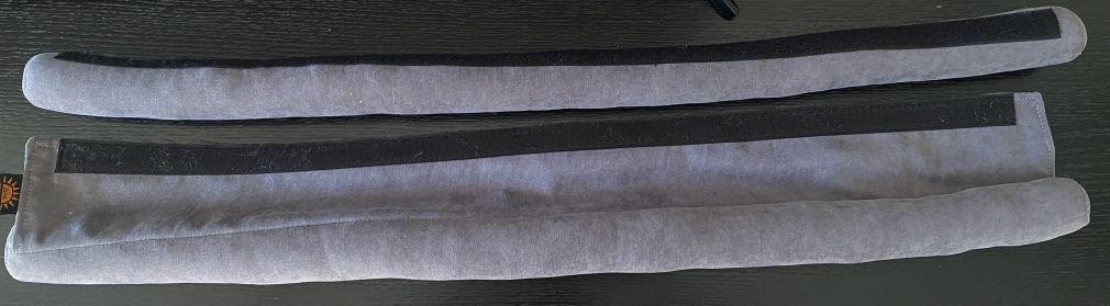 Twin Wind, Draft and Dust Door Stopper Velvet Adjustable Grey