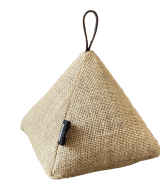 Hessian Triangular Doorstoper
