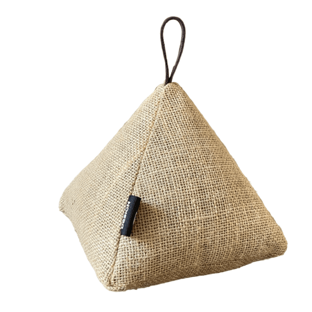 Hessian Triangular Doorstoper