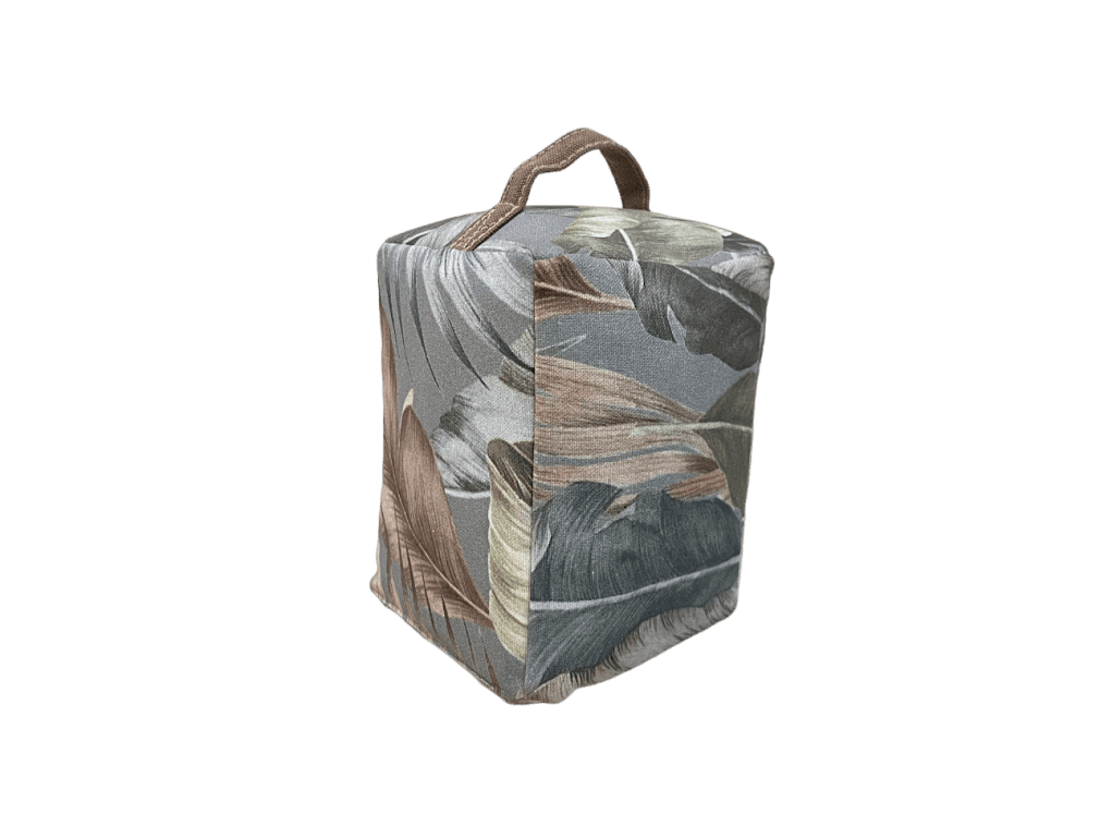 Fabric Leaf Rectangular Doorstop