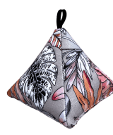 Floral Print Triangular Doorstop