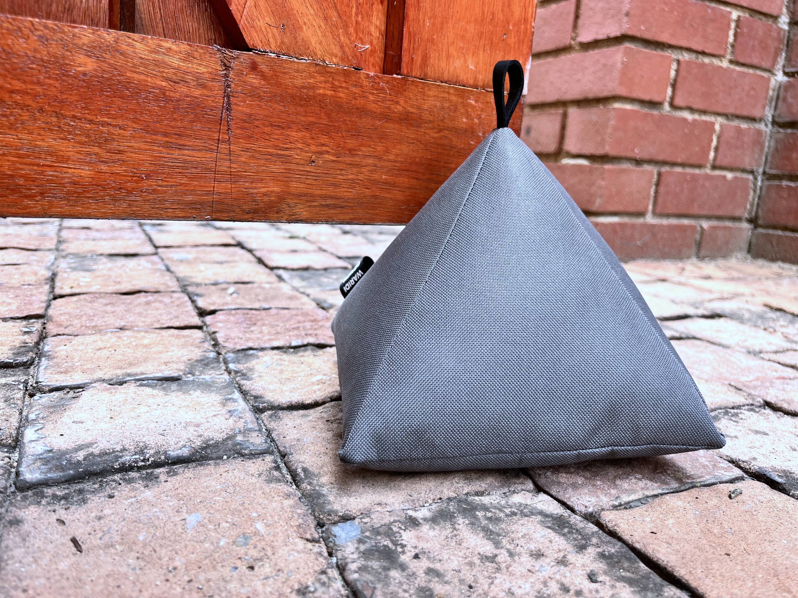 Outdoor Water and Sun Proof Triangular Door Stopper Grey