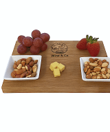 Tapas Chopping Board with 2 Dishes